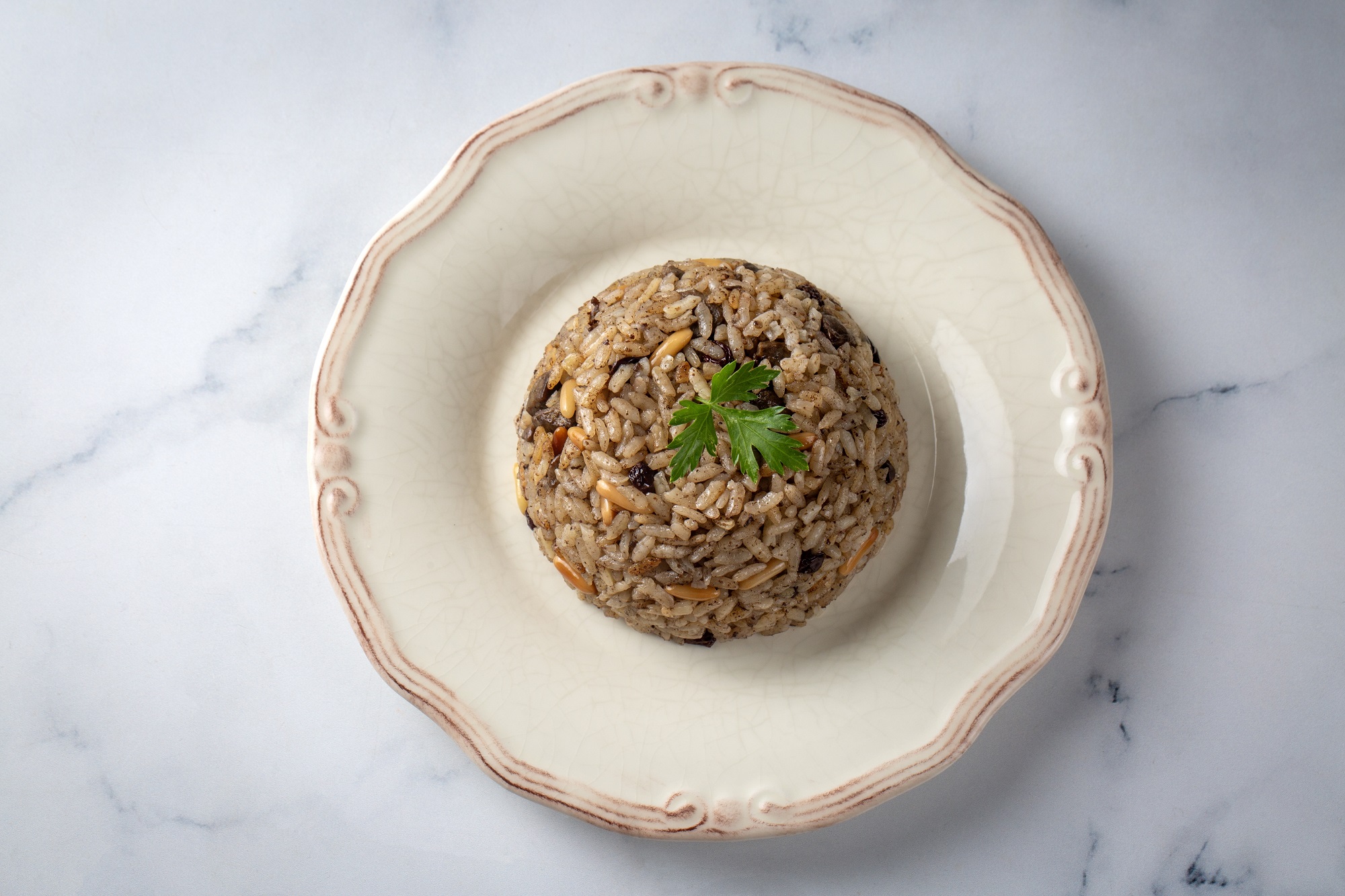 Traditional,Turkish,Rice,Pilaf,Ic,Pilav,With,Pine,Nuts,Currants