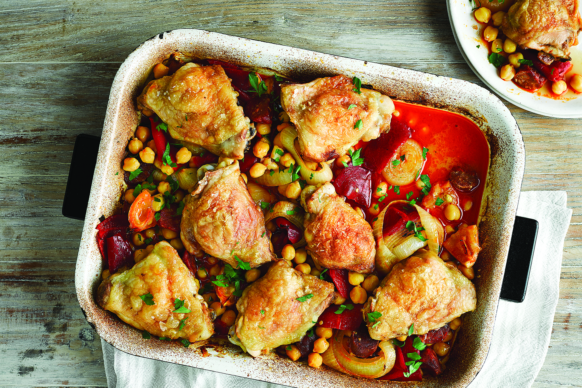 Chicken and Chorizo Traybake